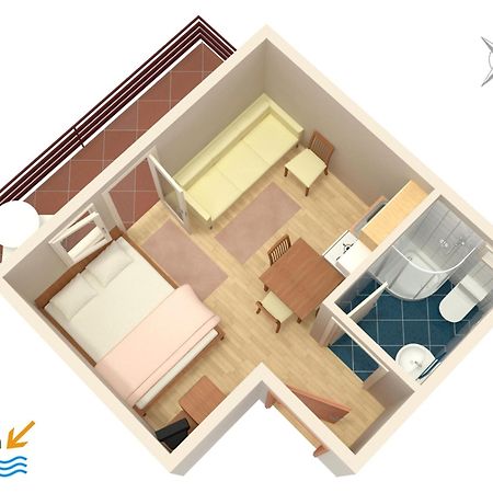 Apartments With A Parking Space Vodice - 4172 外观 照片