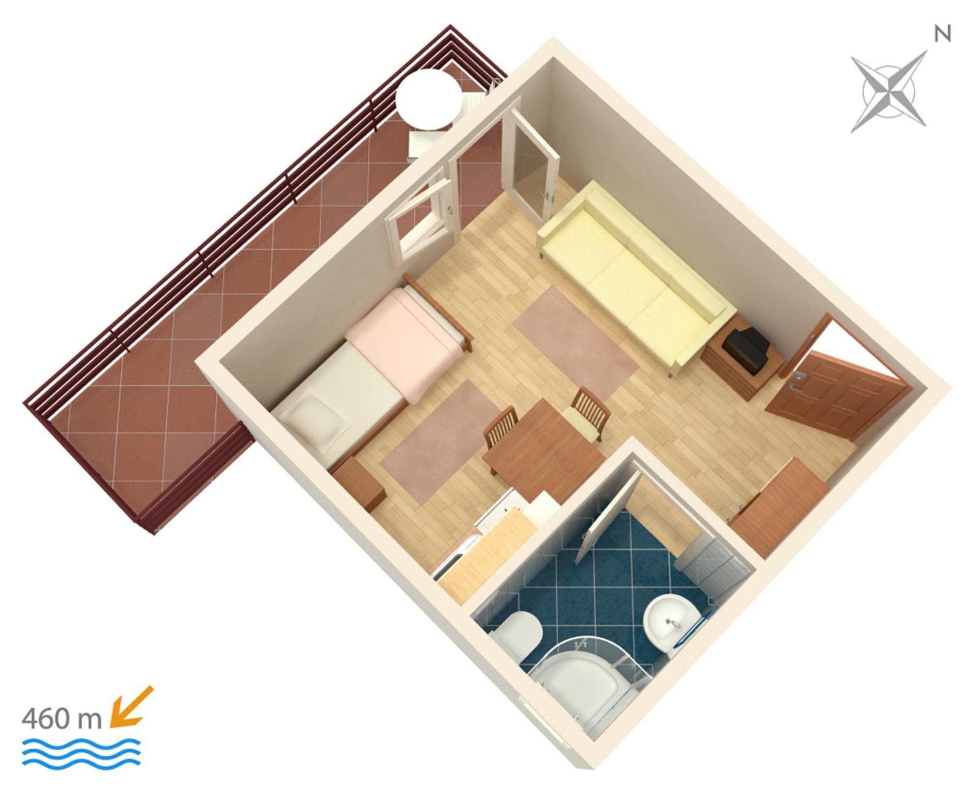 Apartments With A Parking Space Vodice - 4172 外观 照片